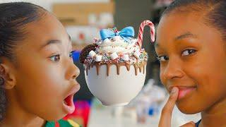 Epic Hot Chocolate Made By Sefari - Holiday Style | Sekora & Sefari Play skit