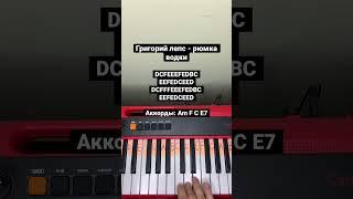 Григорий Лепс - рюмка водки на пианино. #pianotutorial #howtoplay