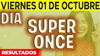 Resultado del sorteo Super Once Dia del Viernes 1 de Octubre del 2021