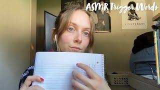 ASMR Up-Close & Personal Trigger Words w/ Tapping Lo-Fi