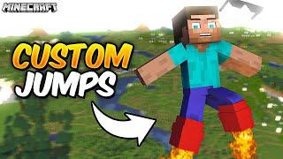 Minecraft But There are CUSTOM JUMPS...