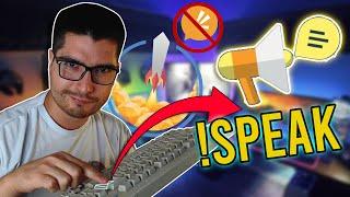 COMO PONER SPEAK EN TWITCH (no speechchat)