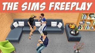 The Sims FreePlay Набор современная гостиная /  Прохождение Симс Фриплей