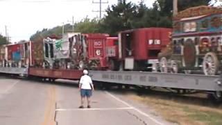 Circus Train - going through Richfield, Wisconsin