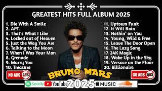 Bruno mars 2025 Top 20 Hits Playlist -  Based on Latest Spotify daily streaming