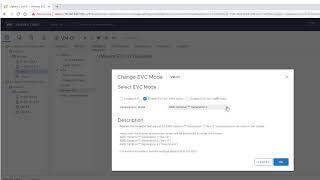 Using Enhanced vMotion Compatibility for VMs in the HTML5 vSphere Client