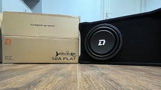 Обзор на активный сабвуфер DLAudio Barracuda 12A Flat. Сабвуфер играющий вниз. Саб в Ниссан тиида