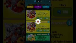 PvZ Heroes: Premium Pack Unpacking #125 - New Super-Rare: Poppin' Poppies unlocked
