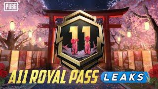  A11 Royal PASS LEAKS | 1 TO 100 RP REWARDS | NEW ROYAL PASS LEAKS BGMI | A11 ROYAL PASS LEAKS BGMI