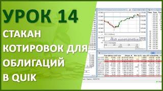 Урок №14. Стакан котировок для облигаций в QUIK