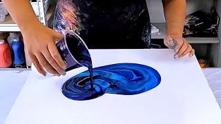 My FAVORITE Acrylic Pouring Techniques Using Just Paint and Water!