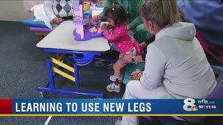 Miracle Monday: double-amputee toddler stands for first time