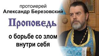 Проповедь о борьбе со злом внутри себя (2022.04.08). Протоиерей Александр Березовский