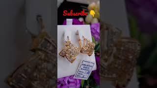 Gold earrings.Tилло зираг 585 проба 5.8 гр ️+998937743508 #gold #ring #earring
