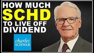 Here is The Lowest Amount Needed To Live Off SCHD | Charles Schwab