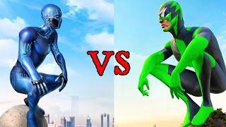 Rope Frog Ninja Hero VS Black hole Hero Game