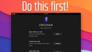 Getting Started with Obsidian (plugins, templates, folders, and more)