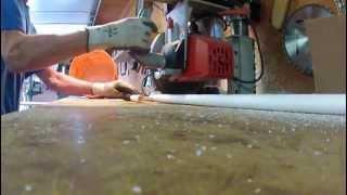 How to Cut PVC Pipe with a Radial Arm Saw