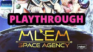 MLEM: Space Agency Board Game | Playthrough (Base Game)