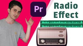 premiere pro old radio audio effect