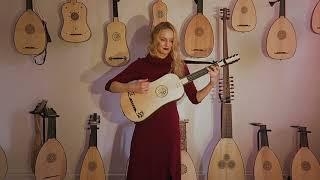 Ieva Baltmiskyte plays Ciaccona by Angelo Michele Bartolotti on baroque guitar by Muzikkon