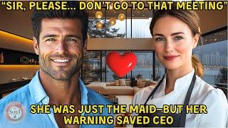 "Sir, Please… Don’t Go to That Meeting!” She Was Just the Maid, But Her Warning Saved the CEO’s Life