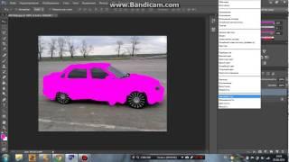 как покрасить машину в другой цвет в фотошопе CS6 BY MAMEDIK 480p