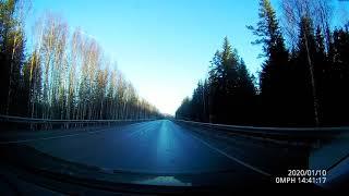 Driving from Finland (Border) to Saint Petersburg Трасса Финляндия - Санкт-Петербург "Скандинавия"