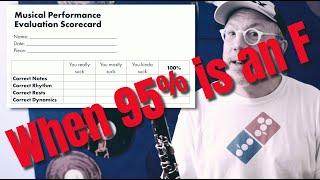 FAIL: Playing 95% of the right notes isn't good enough.