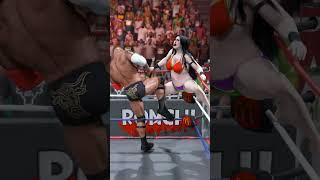 The Rock vs indian Female  WWE Raw Highlights