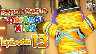 Paper Mario: The Origami King Gameplay Part 13 - Rubber Band Boss Fight! Big Sho' Theater!