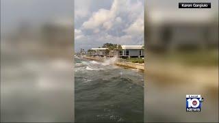 Tracking Debby: Videos show conditions in Tampa Captiva, Fort Myers