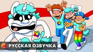 У КРАФТИКОРН ЕСТЬ ФАН-КЛУБ?! Реакция на Poppy Playtime 3 анимацию на русском языке