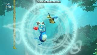 Rayman Legends (Ур. 1-2) Зловещий замок (Как собрать всех люмов)