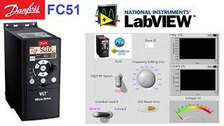 LabView "Modbus RTU" Danfoss FC51 Tutorial