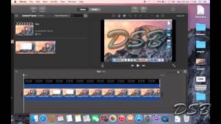 How to insert Watermark in video using iMovie