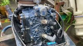 Yamaha 8B Two Stroke Outboard Engine First Run