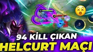 94 KİLL ÇIKAN HELCURT MAÇI !! (BASE ATMA SAVAŞLARI) | Mobile Legends