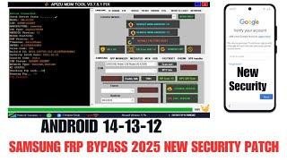 Samsung FRP Bypass Android 13-14 New Security Patch | Samsung FRP Tool 2025 Google Account Remove