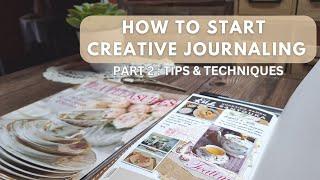 Creative Journaling for Beginners Part 2 ️ Journal Ideas, Tips & Techniques