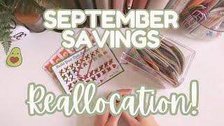   REALLOCATING SEPTEMBER SAVINGS CHALLENGES | $913 | Single Income