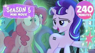 SEASON 5 MINI MOVIE  EP1-12 | 4 HOURS | My Little Pony: Friendship is Magic | Mega Compilation 