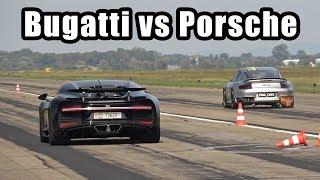 1600HP 9ff Porsche 997 Turbo vs 1500HP Bugatti Chiron