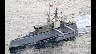 US Navy unmanned surface vessels during RIMPAC 22