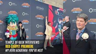 "My Hero Academia: You're Next" Cast Interviews at the LA Red Carpet Premiere