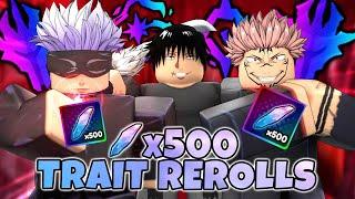 HUNTING FOR MONARCH! 500 Trait Rerolls! Anime Vanguards Update 1