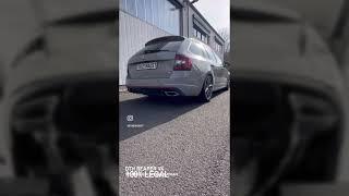 Skoda Octavia VRS 5E mit der Straight Pipe REAPER V4 Klappenanlage