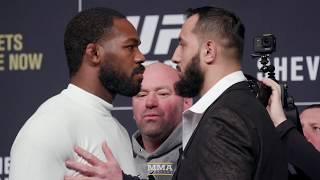 UFC 247: Jon Jones, Dominick Reyes Have to Be Separated - MMA Fighting