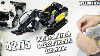 LEGO 42175 Speedbuild | LEGO Volvo FMX Truck & EC230 Electric Excavator | LEGO Technic 2024