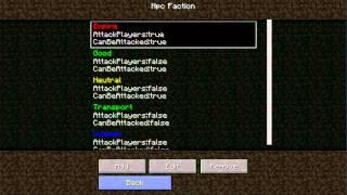 Minecraft Custom npc mod faction and quick fight tutorial (simple tutorial)